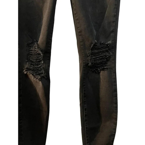 L'Agence Women's Margot High Rise Graphite Destruction Jeans - Picture 4 of 7